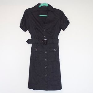 The Limited Black Button Down Dress - Size 2